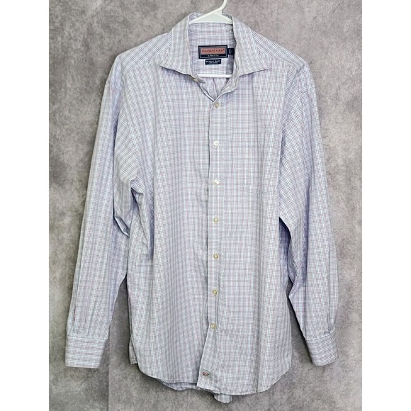 Vineyard Vines Other - Vineyard Vines Murray Shirt Blue Purple White Plaid Button Down Mens Size‎ Large